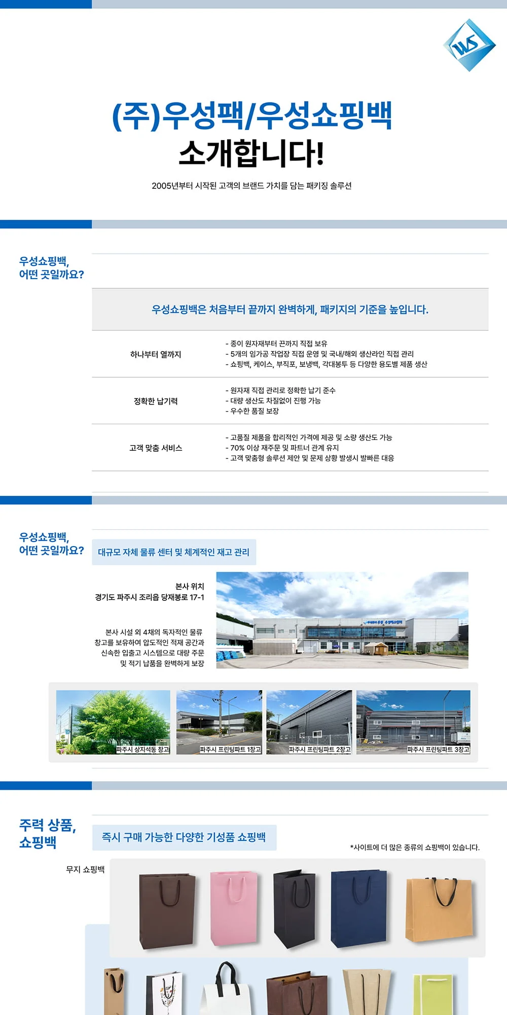 쇼핑백 도소매 회사소개 1